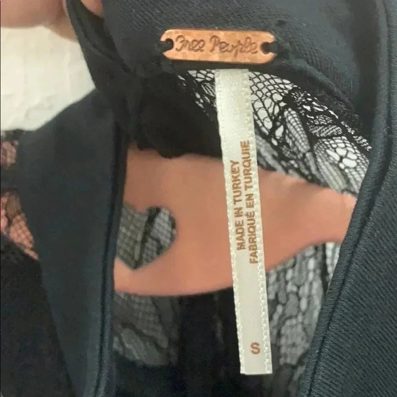 Free People Beaumont Muse Lace Bodycon Black Dress Size Small - Picture 6 of 6